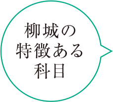柳城の特徴ある科目